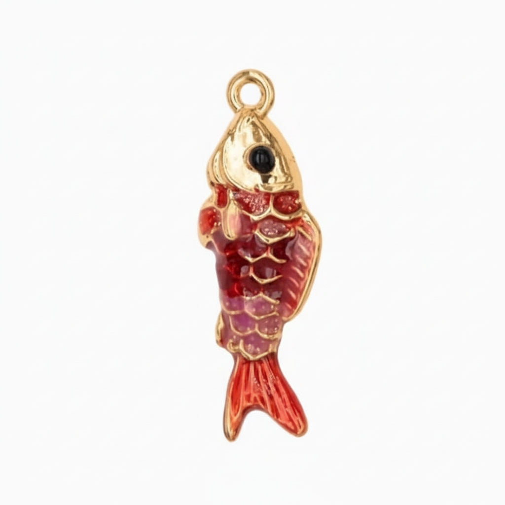 Pendentif poisson couleur