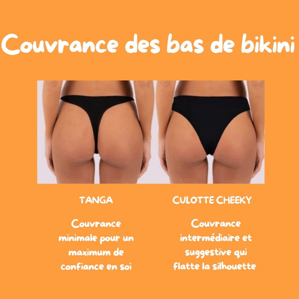 Bas tanga à lanières